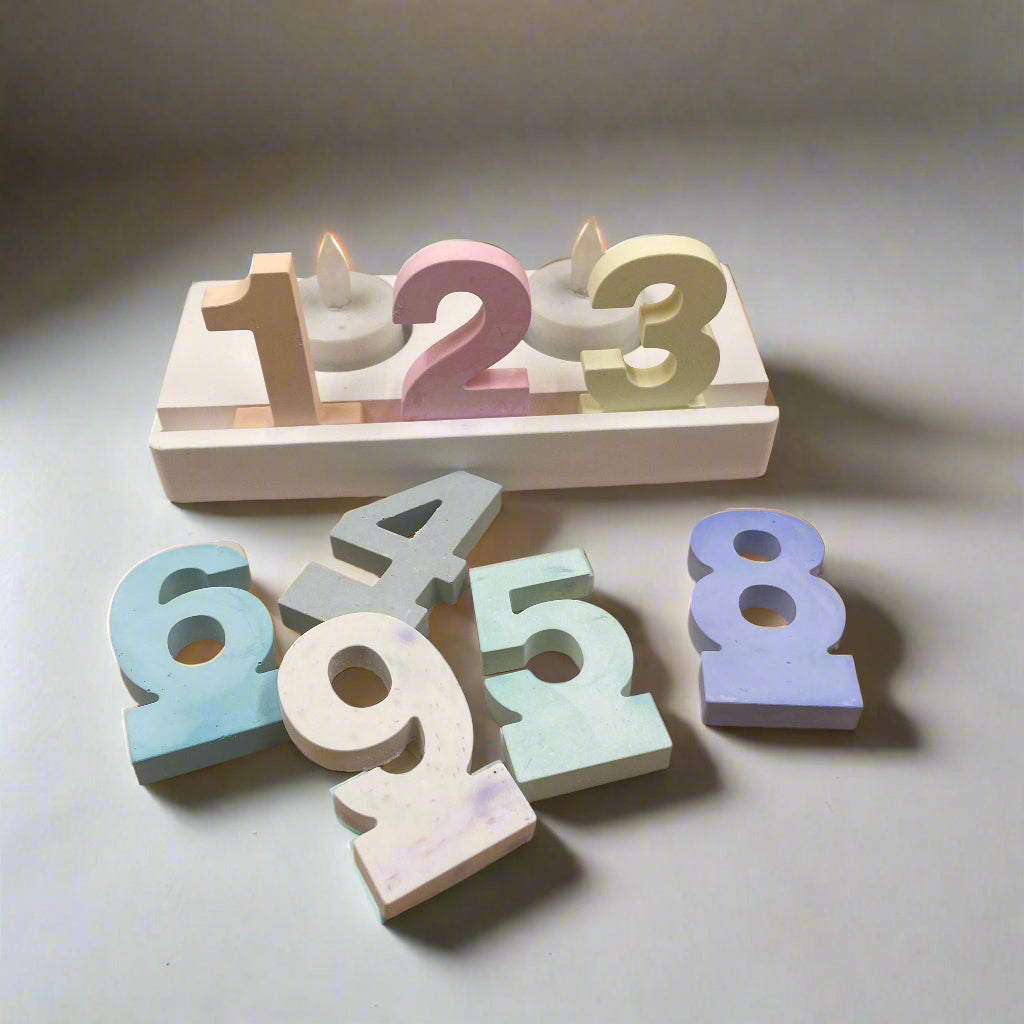 Candle holder Numbers