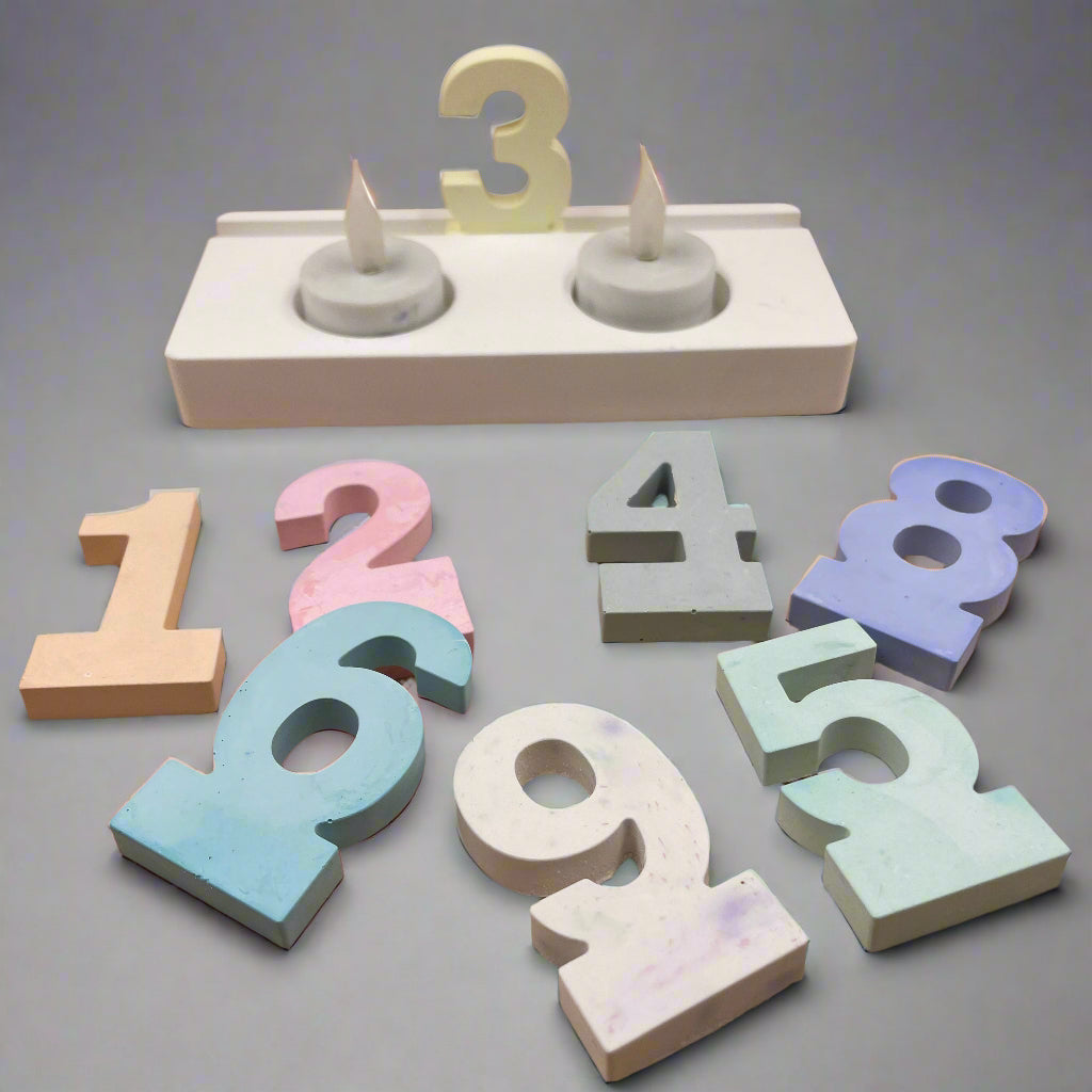 Candle holder Numbers