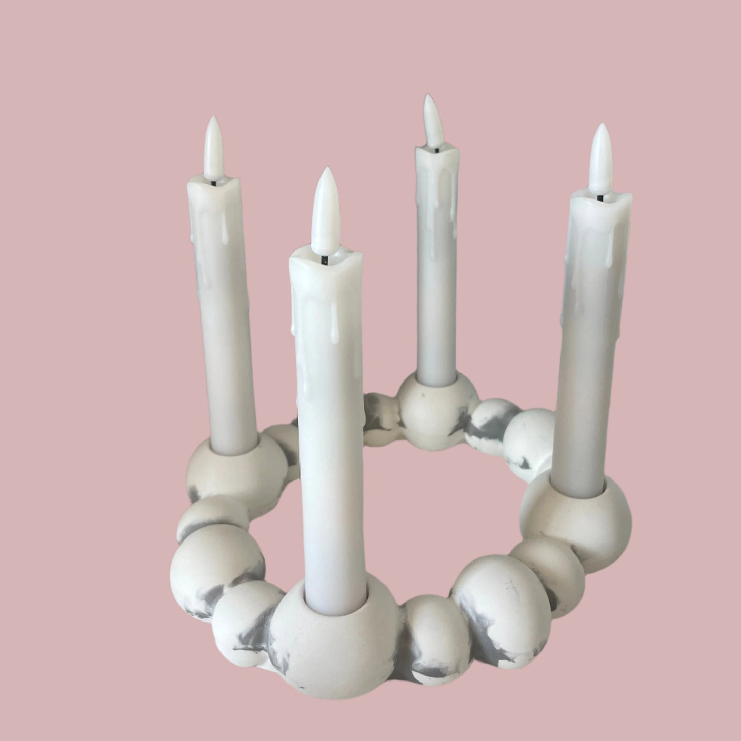 Bubble candle holder